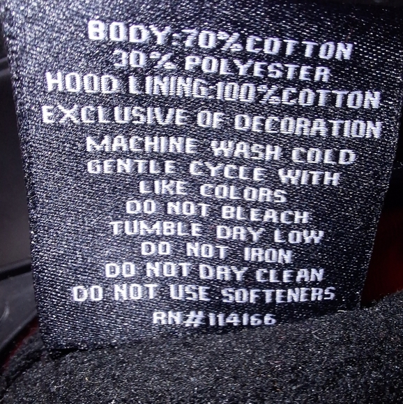 A Colosseum Nebraska Corn Huskers black hoodie in a women's size medium. NWT - Picture 7 of 9